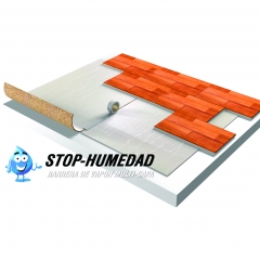 Alucork. Aislamiento con barrera anti-humedad
